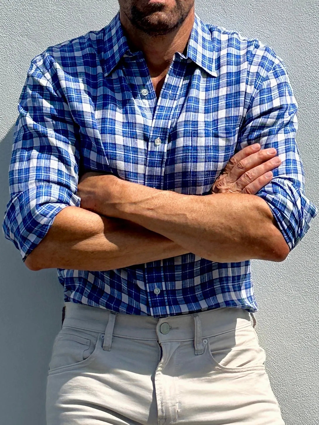 Plaid Linen- Small Batch Series