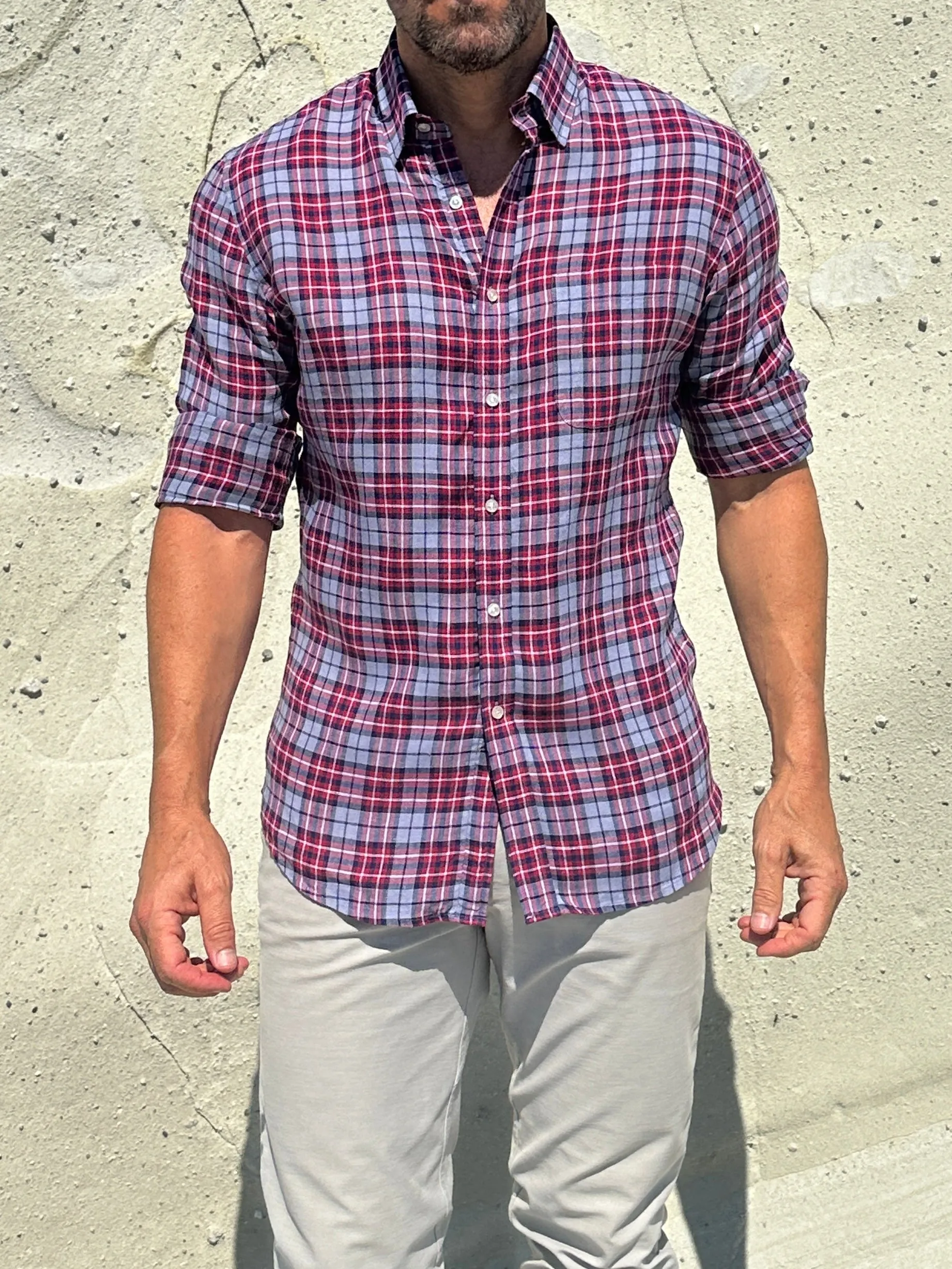 Plaid Linen- Small Batch Series