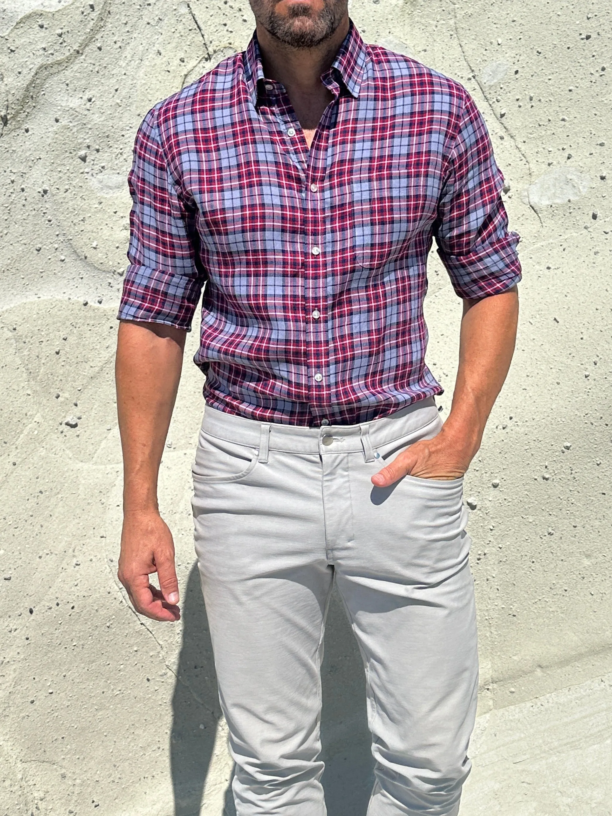 Plaid Linen- Small Batch Series