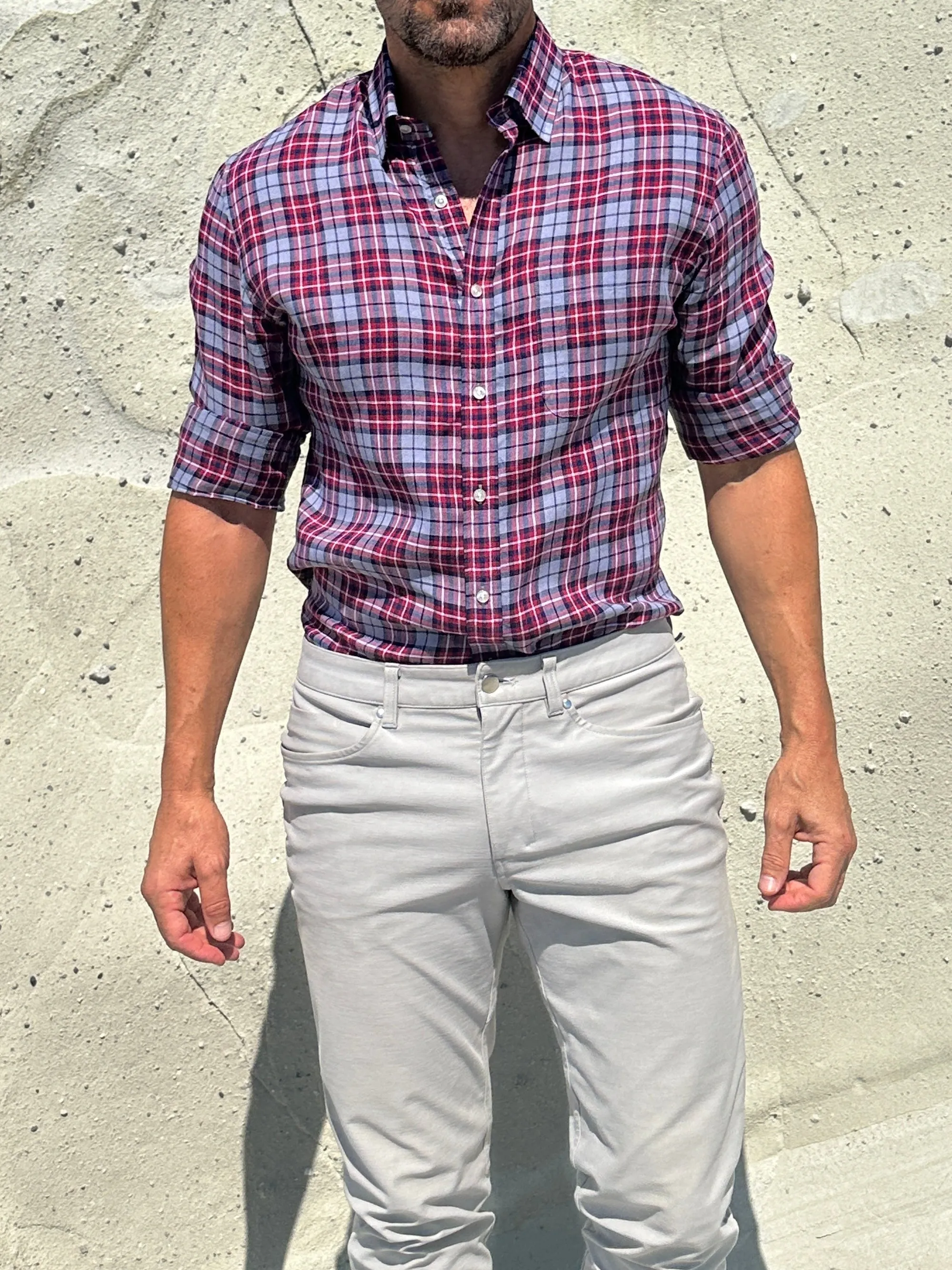 Plaid Linen- Small Batch Series