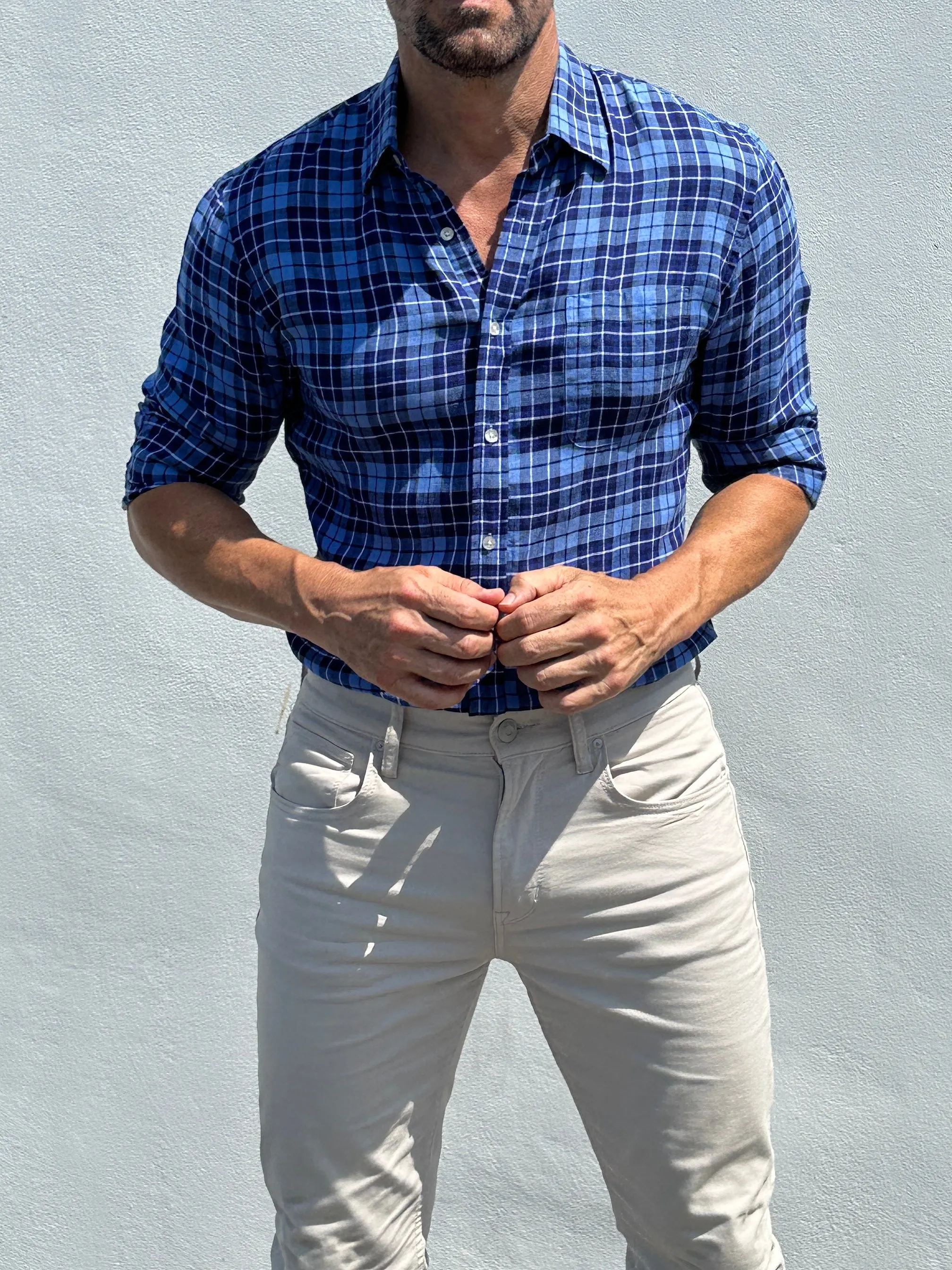 Plaid Linen- Small Batch Series
