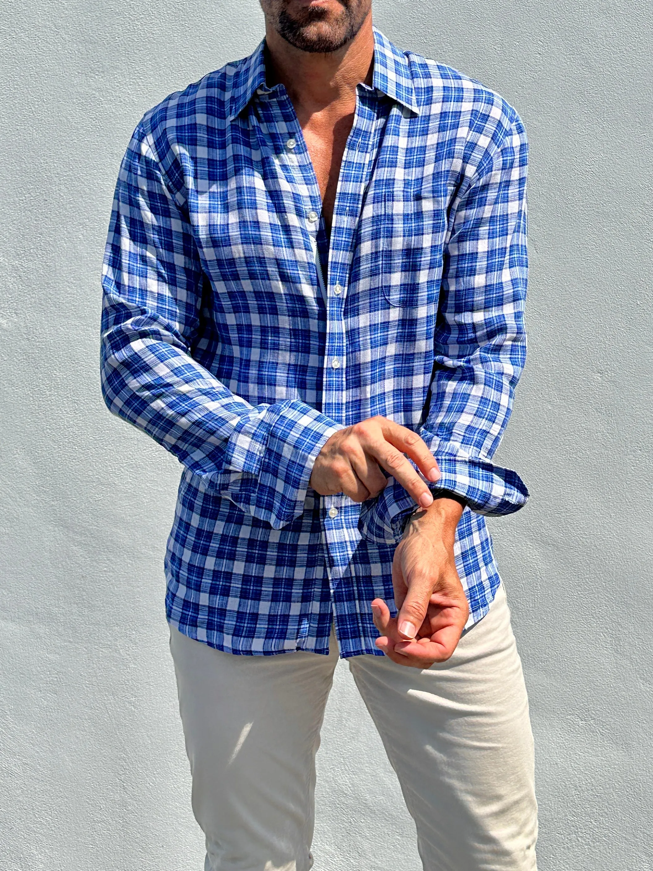Plaid Linen- Small Batch Series