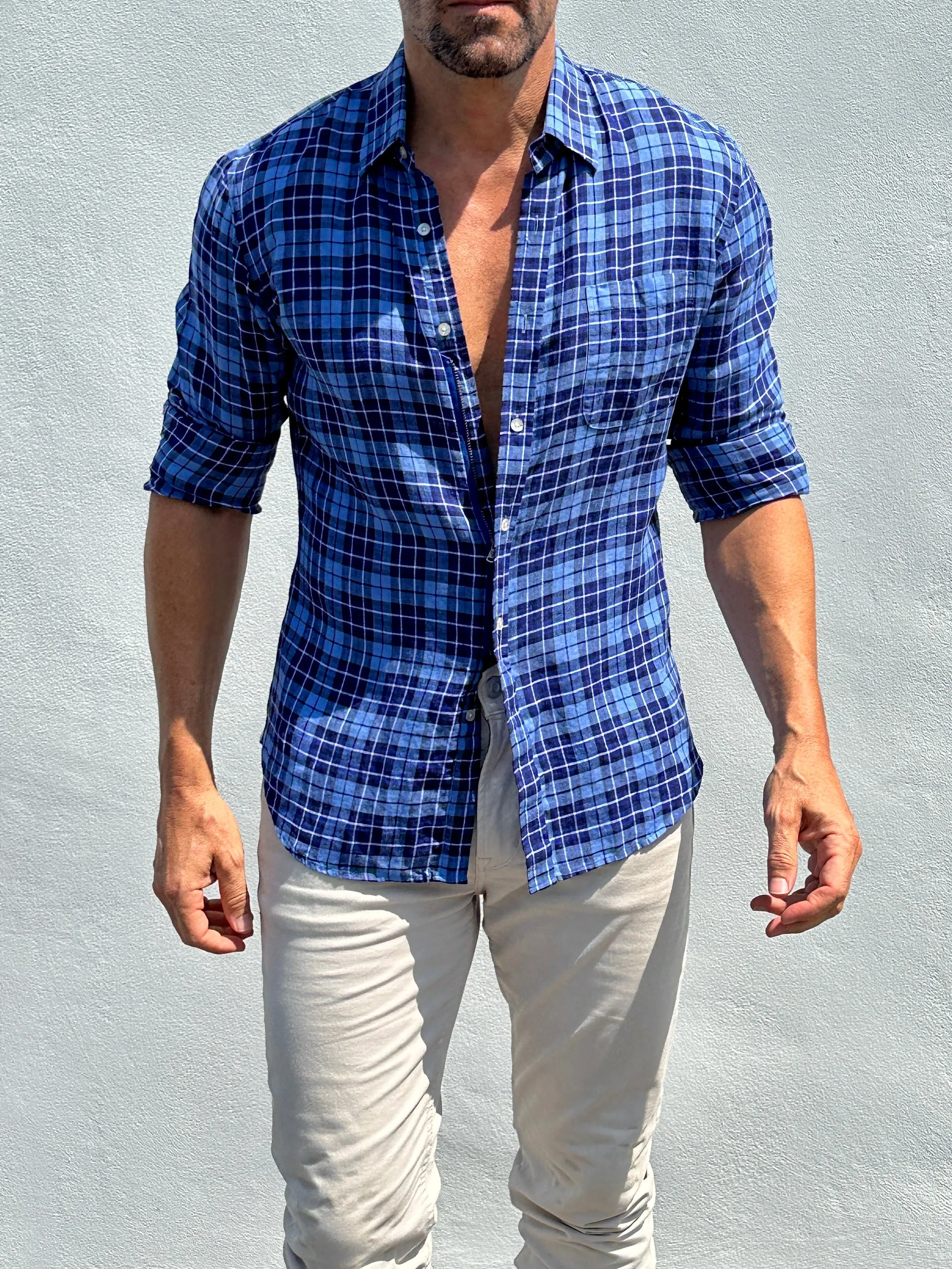 Plaid Linen- Small Batch Series