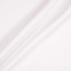 Plain White Cotton Blend Velvet