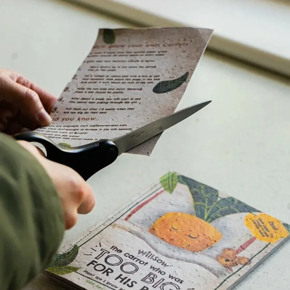Plantable Book Carrot