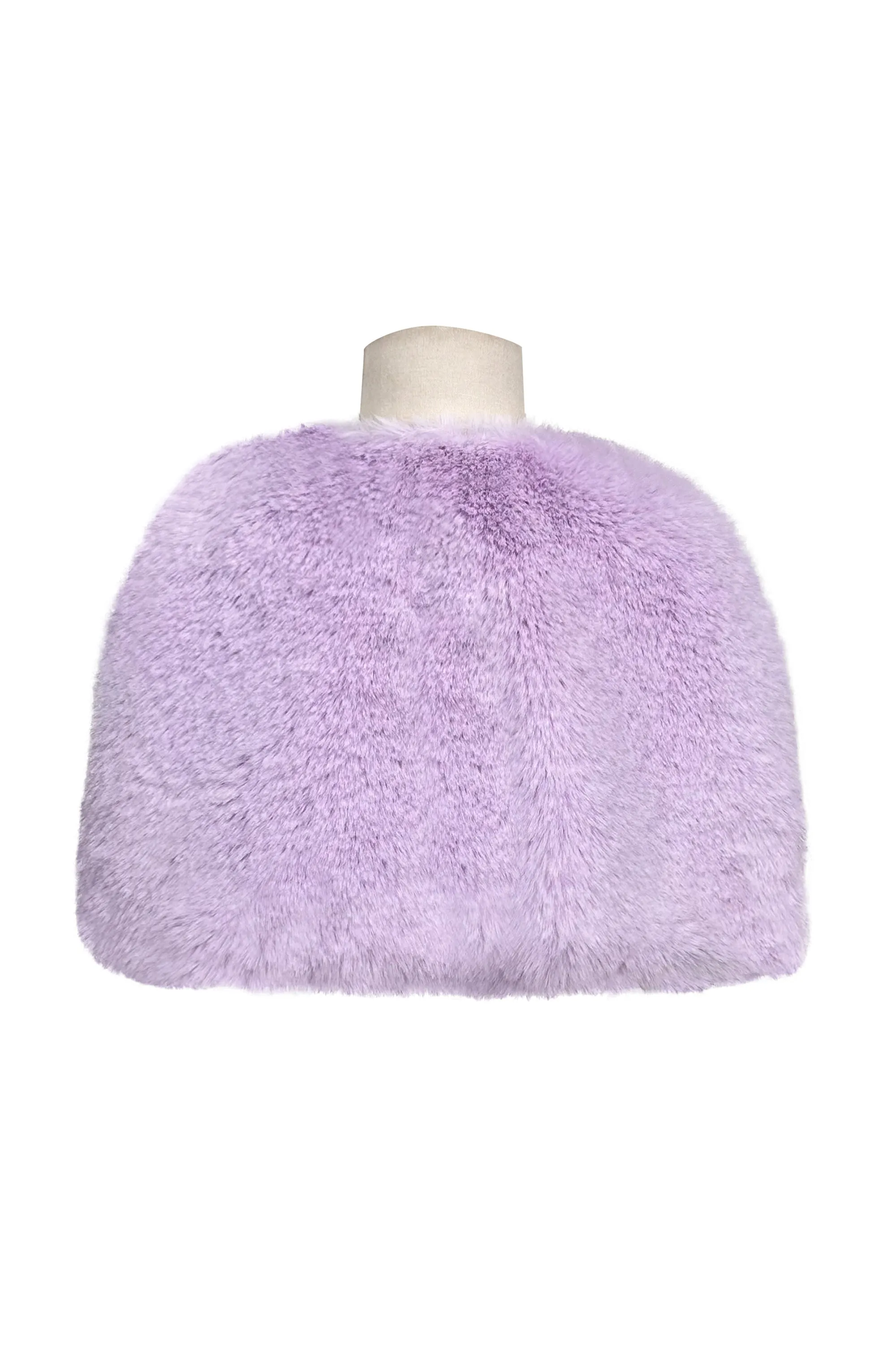 Purple Fur Cape