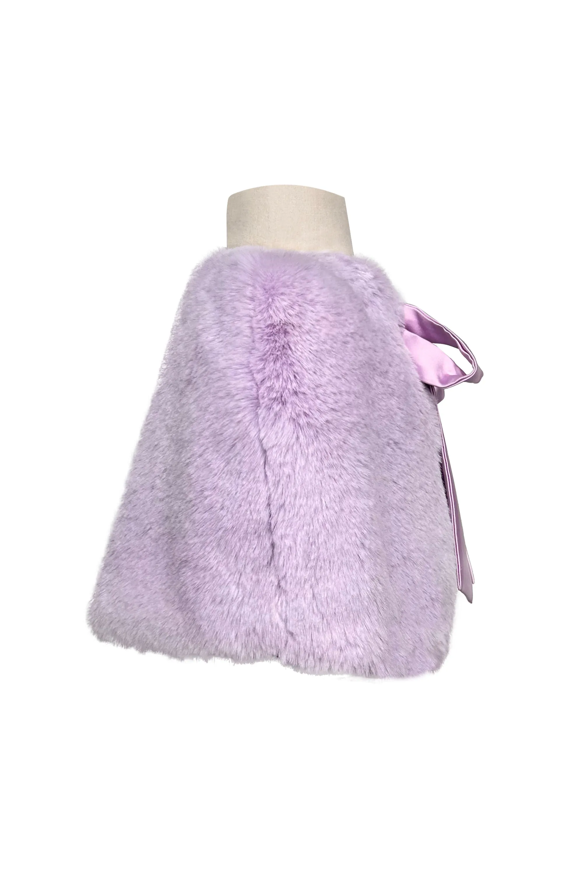 Purple Fur Cape