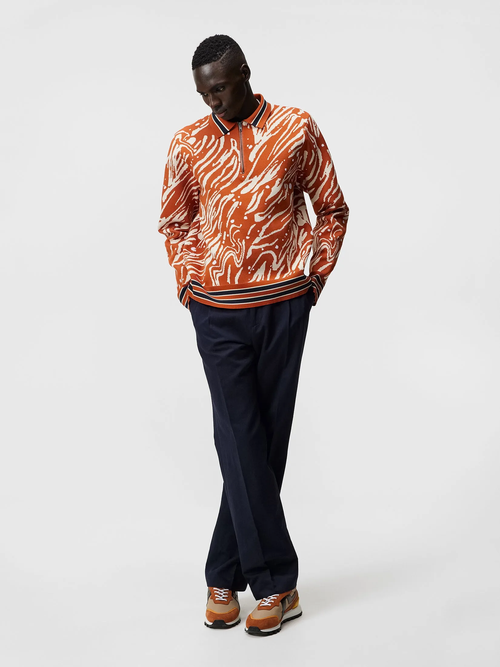 Rami Jacquard Polo / Bombay Tigermoth