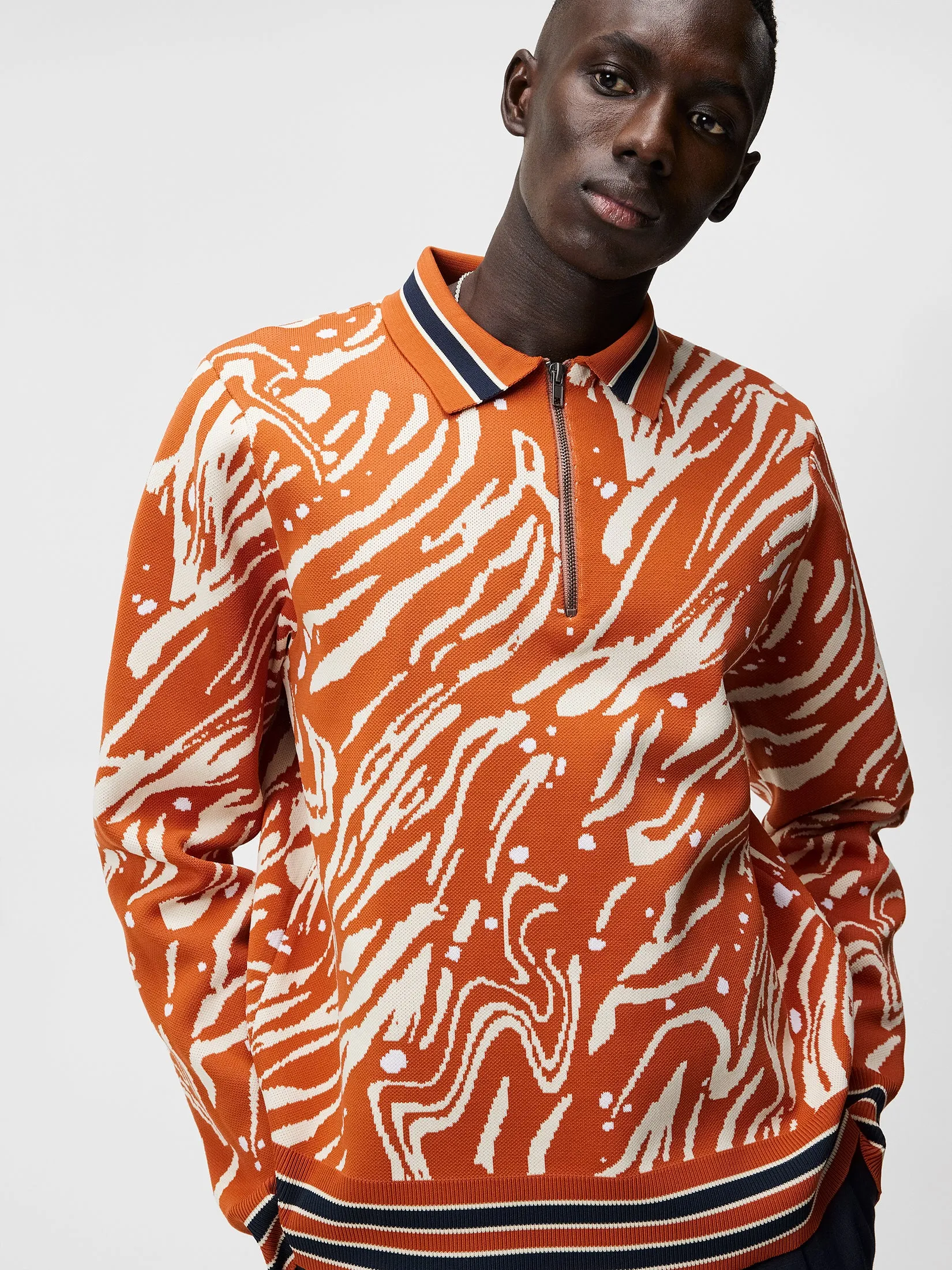 Rami Jacquard Polo / Bombay Tigermoth