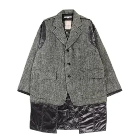 REBUILD BY NEEDLES HARRIS TWEED COVERED COAT - S