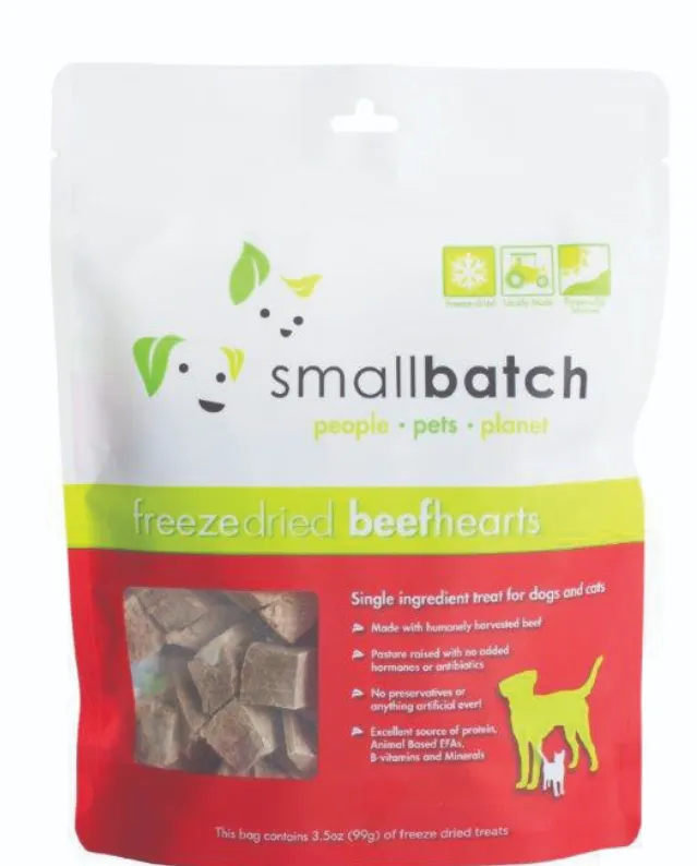 Small Batch Freeze Dried Beef Hearts 3.5oz