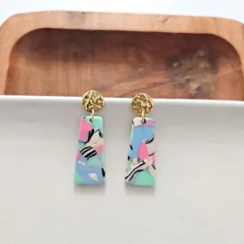Spiffy & Splendid- Mia Mini Earrings - 80's Pastel
