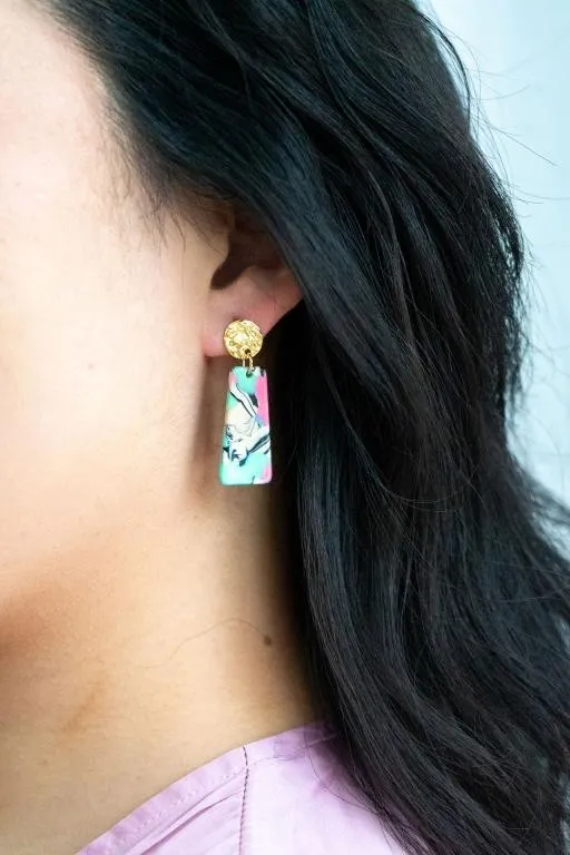 Spiffy & Splendid- Mia Mini Earrings - 80's Pastel