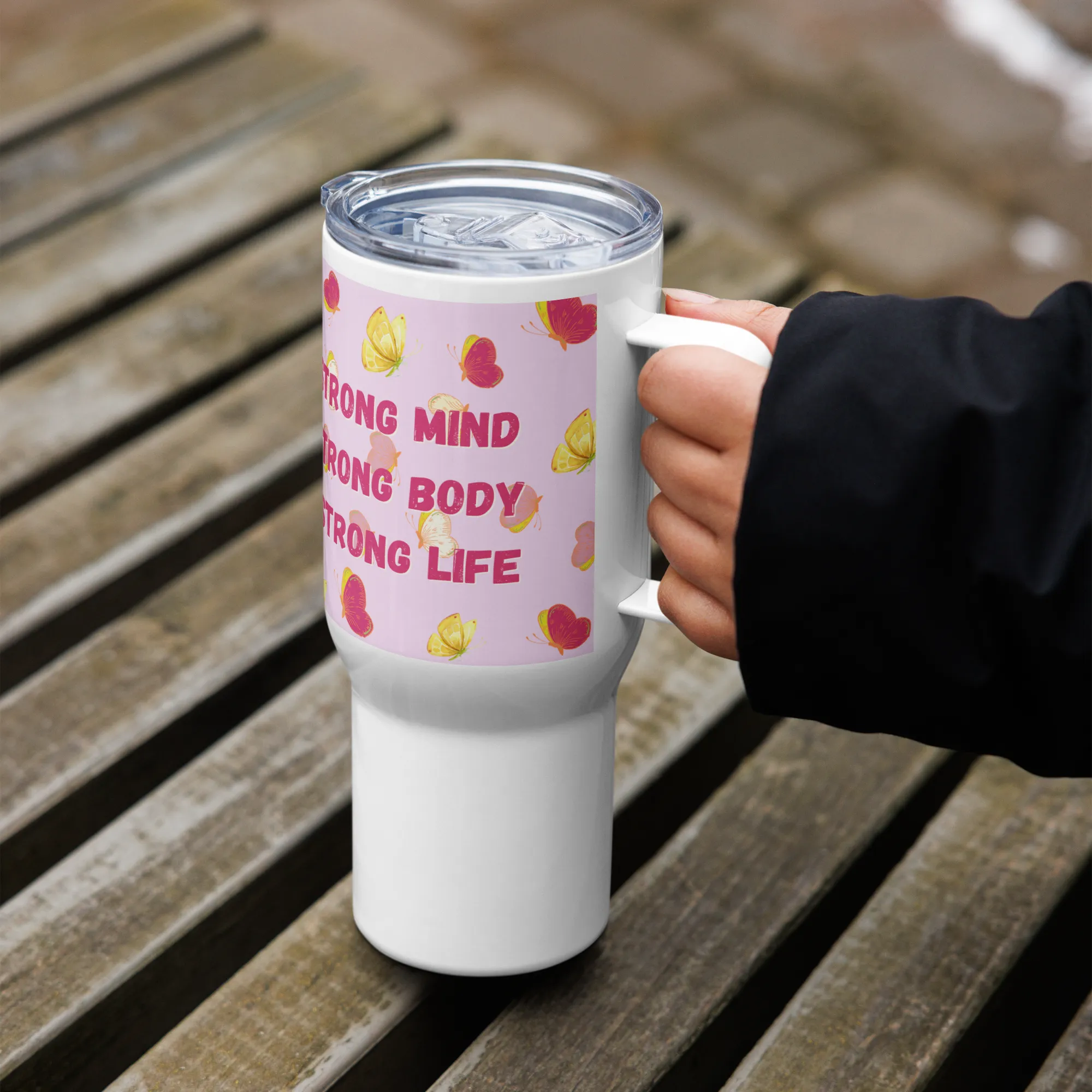 Strong Mind, Travel mug