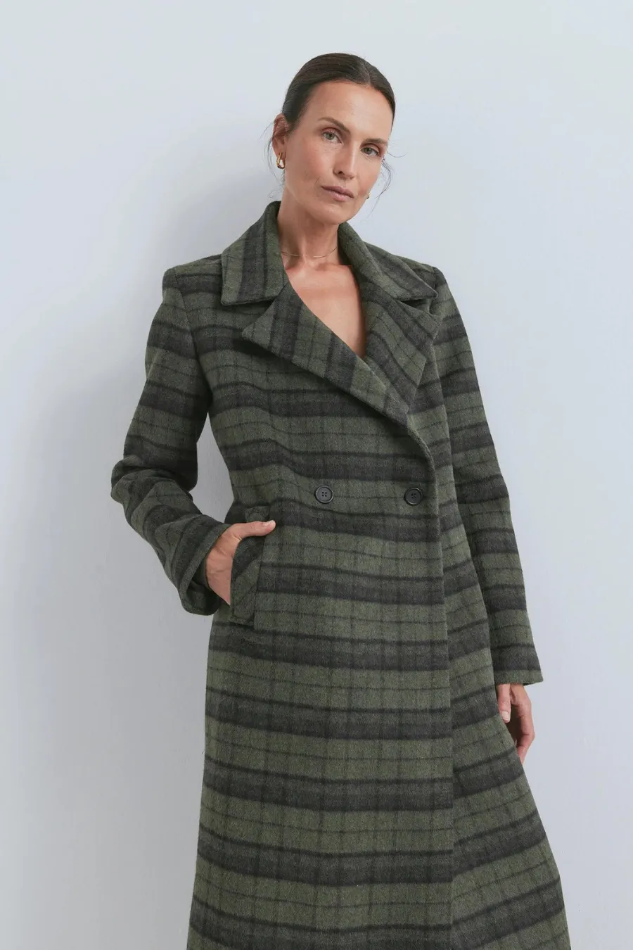 Supernatural Coat Tate Check