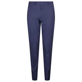 Tailored Fit Water-Repellent Pants Refined Navy Pin Dot - SS24