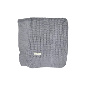 The Chunky Knit Blanket - Slate