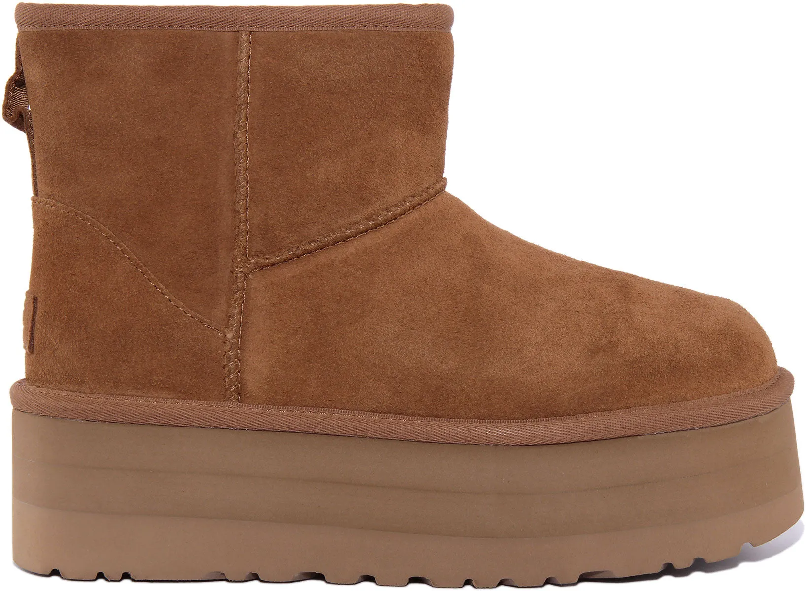 Ugg Australia Classic Mini Pl In Chestnut For Women