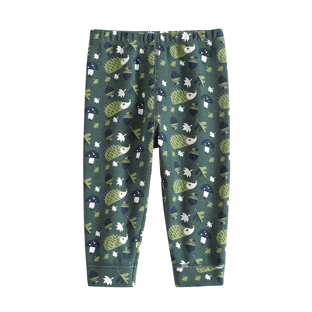 Vauva 2022 Xmas Boy All Over Print Pant (Green)
