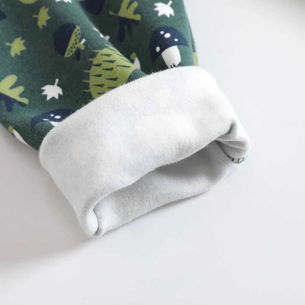 Vauva 2022 Xmas Boy All Over Print Pant (Green)