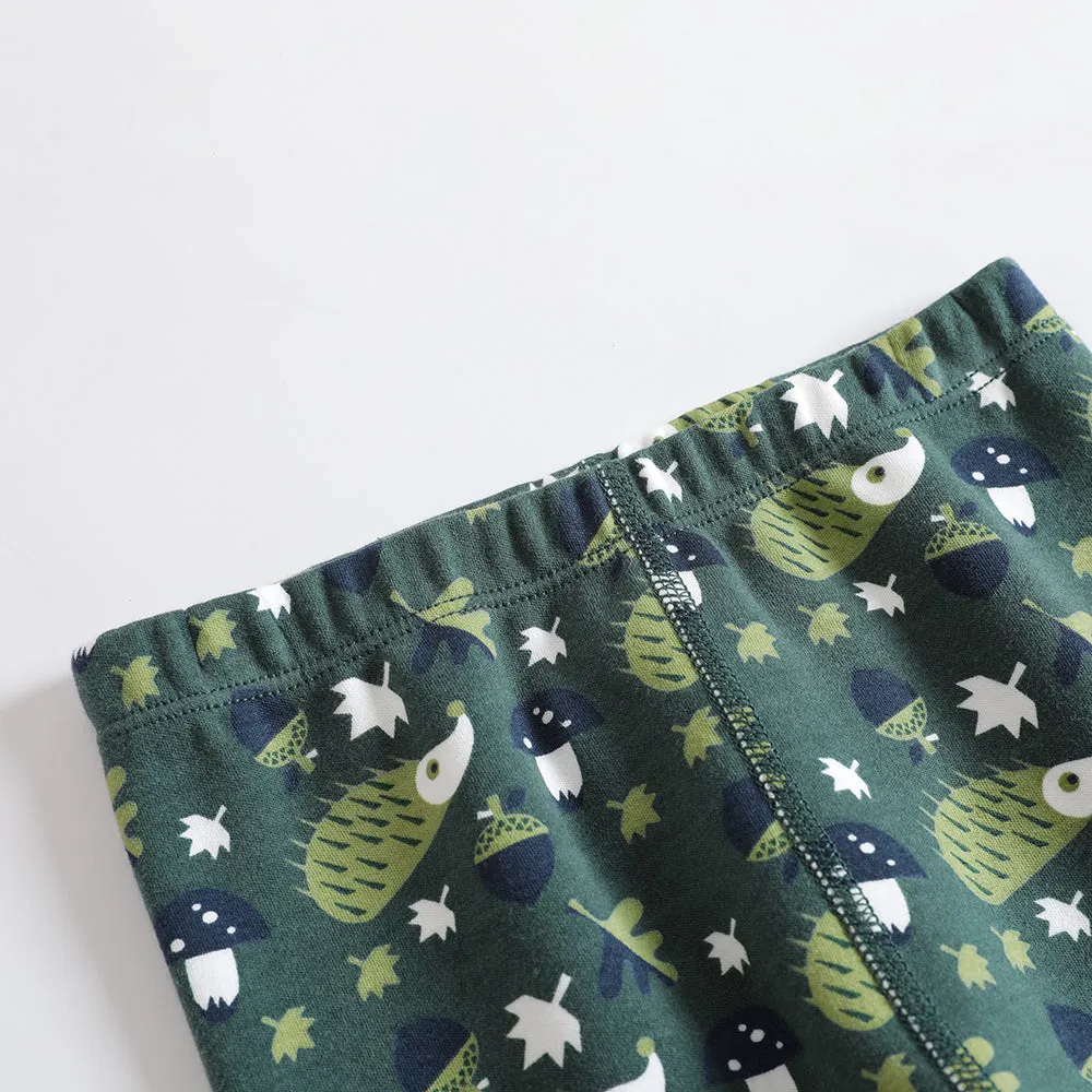 Vauva 2022 Xmas Boy All Over Print Pant (Green)