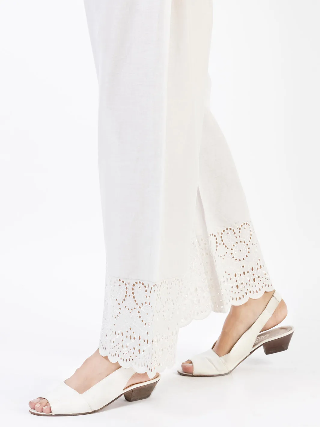White Dyed Trousers - AL-T-667