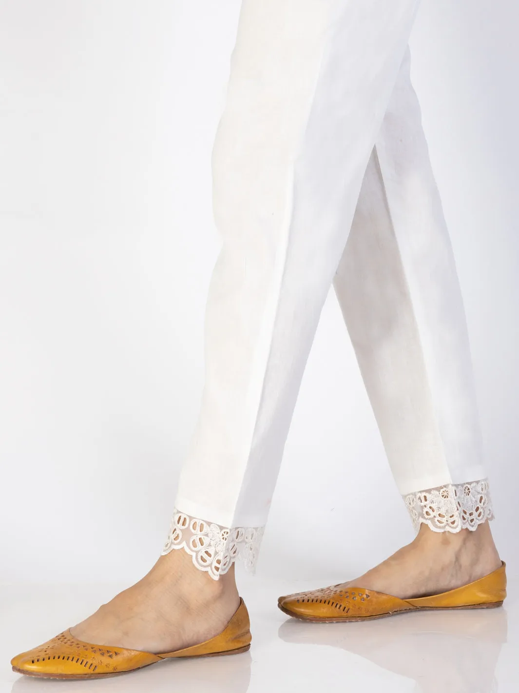 White Dyed Trousers - AL-T-703