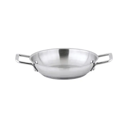 Winco SSOP-11 11" Stainless Steel Round Omelet Pan